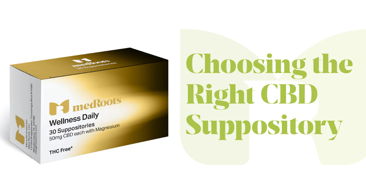 Choosing the Right CBD Suppository: A Buyer’s Guide